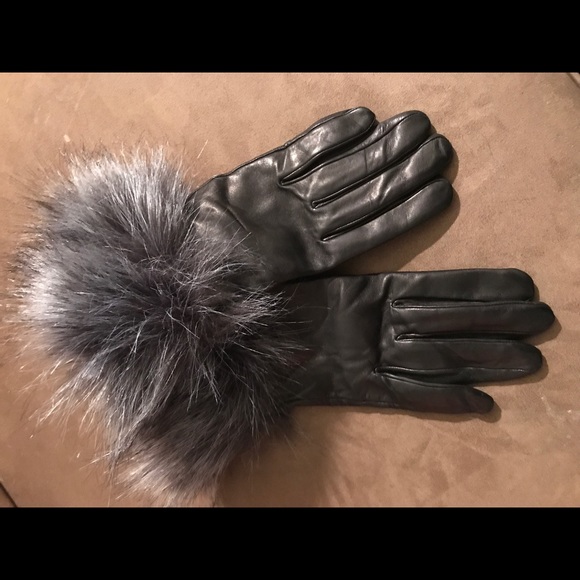 Kate Spade New York Faux Fox Gloves NWT - Picture 2 of 4